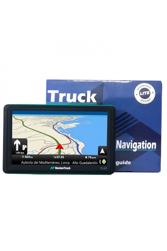 GPS Navigation for Professional Truck - Pack Navion X7 Truck PRO Evolution + Visor + Case + Tempered Glass